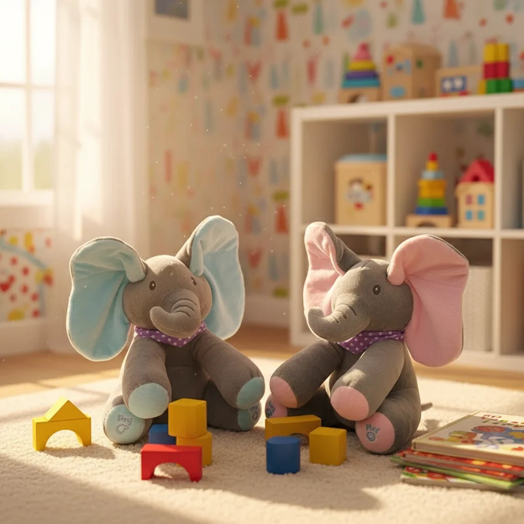 Peekaroo™  – Musical Elephant Plush Toy